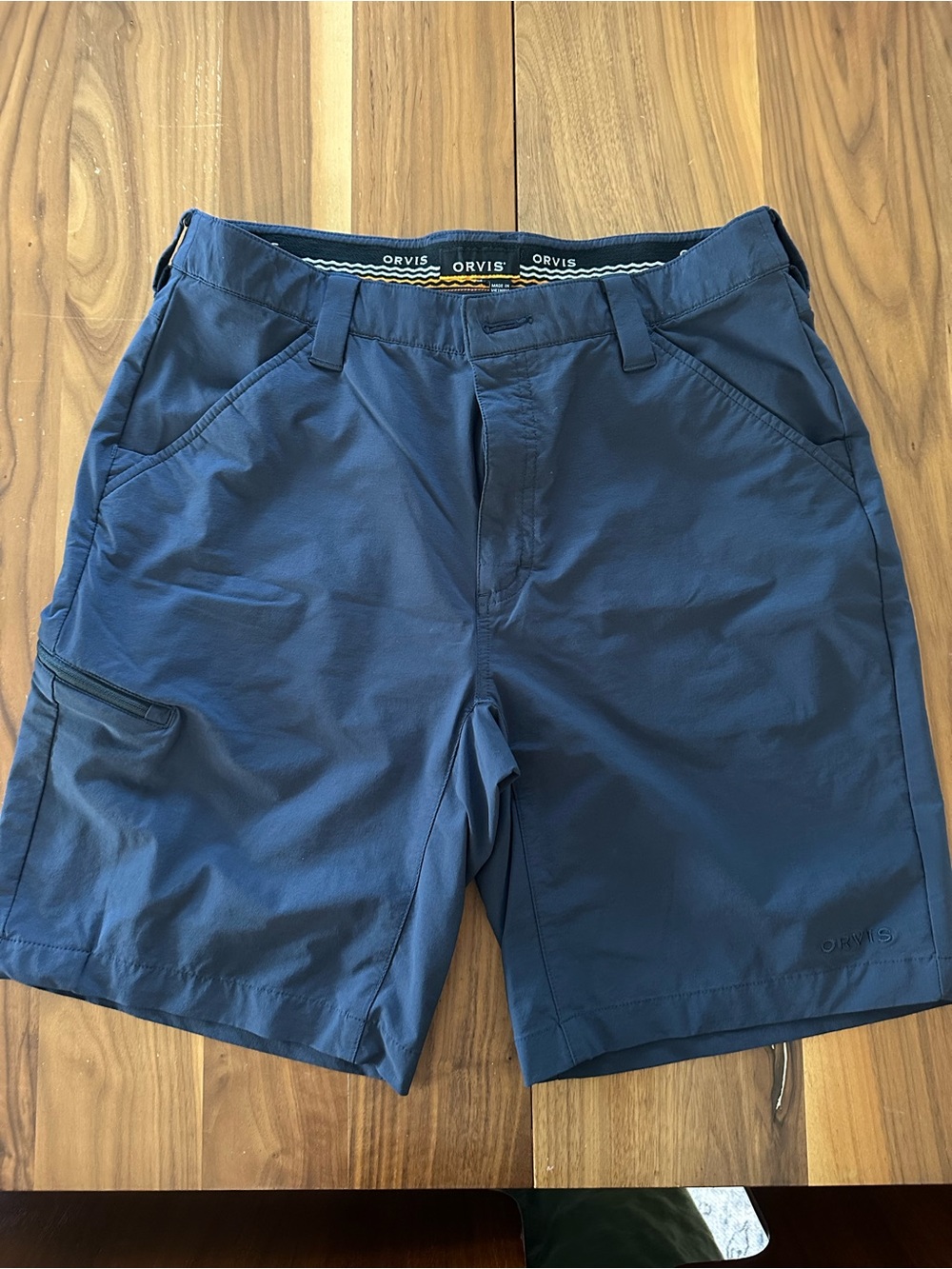 Orvis Men's Navy Blue Performance Shorts